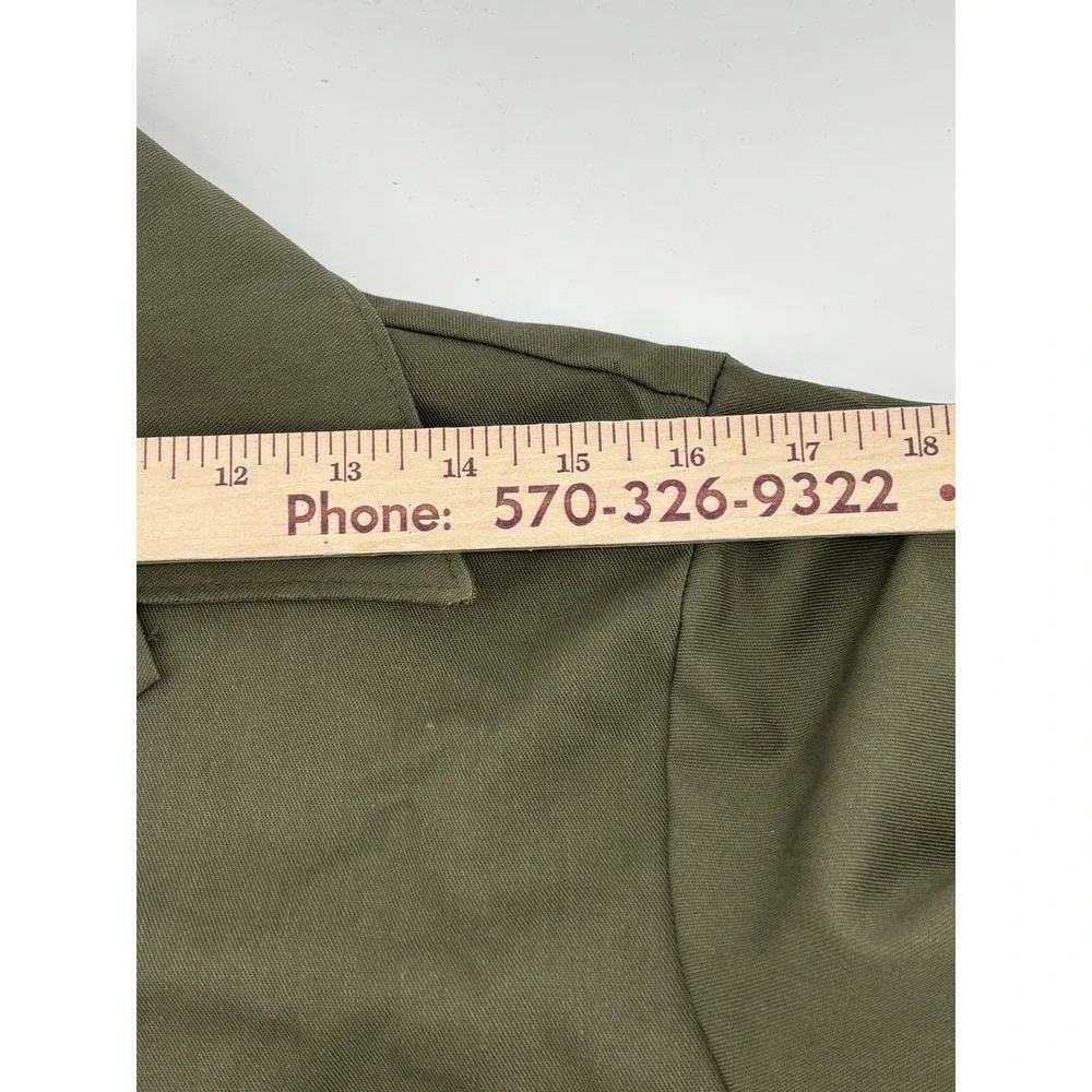 US‎ Army AF OG-507 Utility Shirt Olive Green Military Fatigue Press Vintage NEW